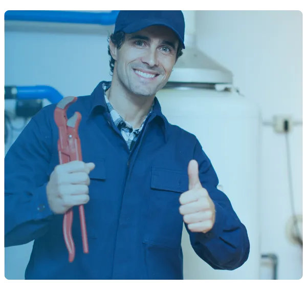 Fontanero sonriente
